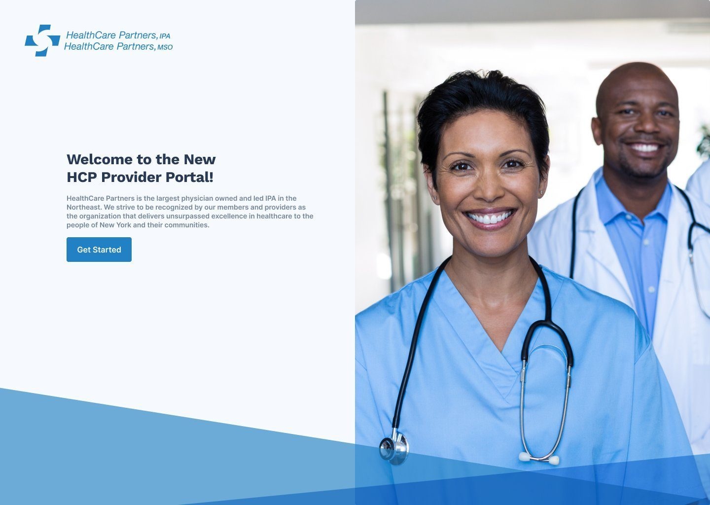 HCP Landing Page